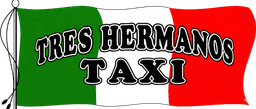Tres Hermanos Taxi Text Logo